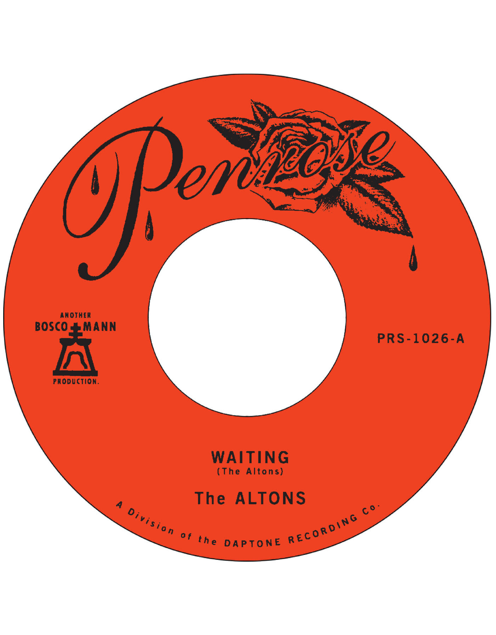 Penrose Altons, The: "Waiting" b/w "Teach Me To Forget You" 7"