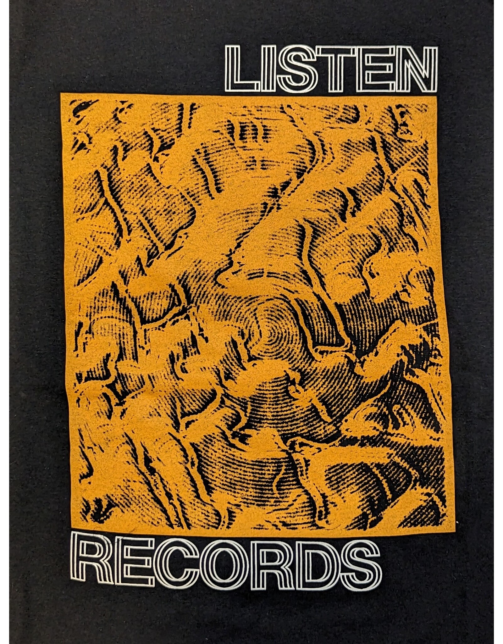 Listen Listen Black/Orange T-Shirt