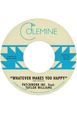 Colemine Patchwork Inc. feat Taylor Williams: Whatever Makes You Happy/Last Forever (seaglass blue) LP