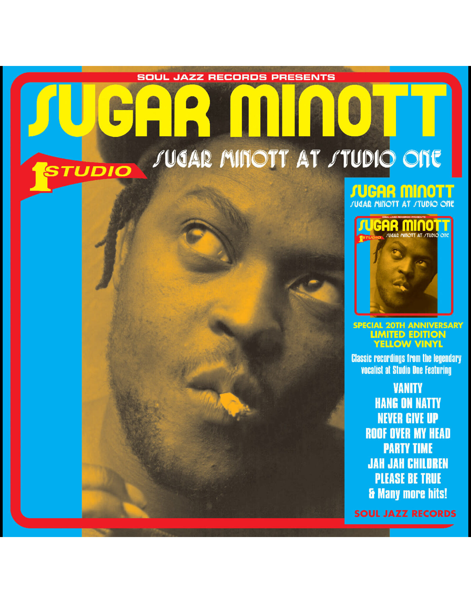 Soul Jazz Minott, Sugar: 2025RSD: Sugar Minott At Studio One (YELLOW VINYL) LP