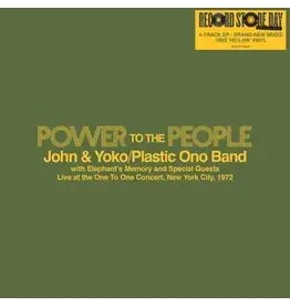 John & Yoko: 2025RSD: Power To The People: Live at the One To One Concert, New York City, 1972 LP