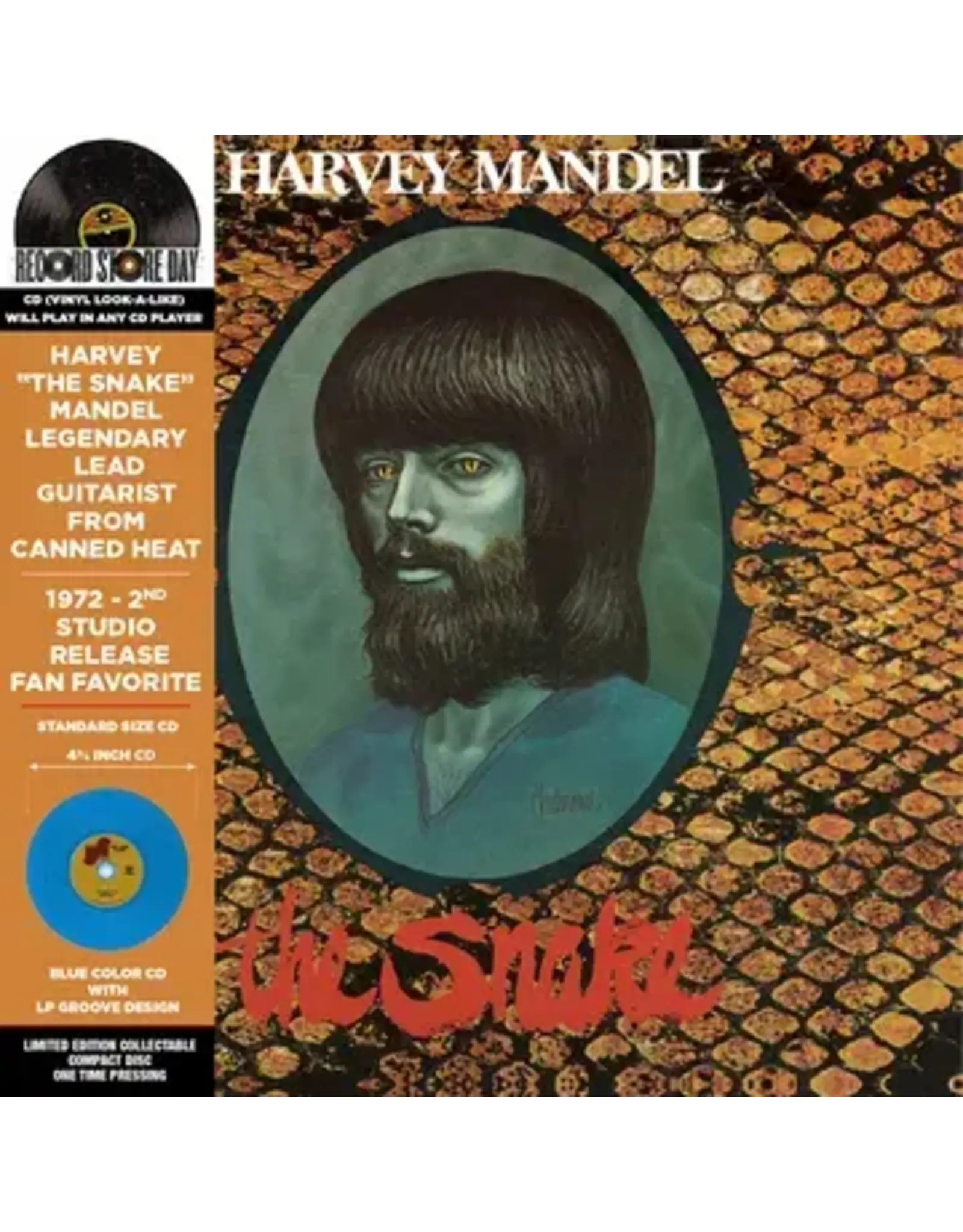 Mandel, Harvey: 2025RSD - The Snake (translucent turquoise vinyl) LP