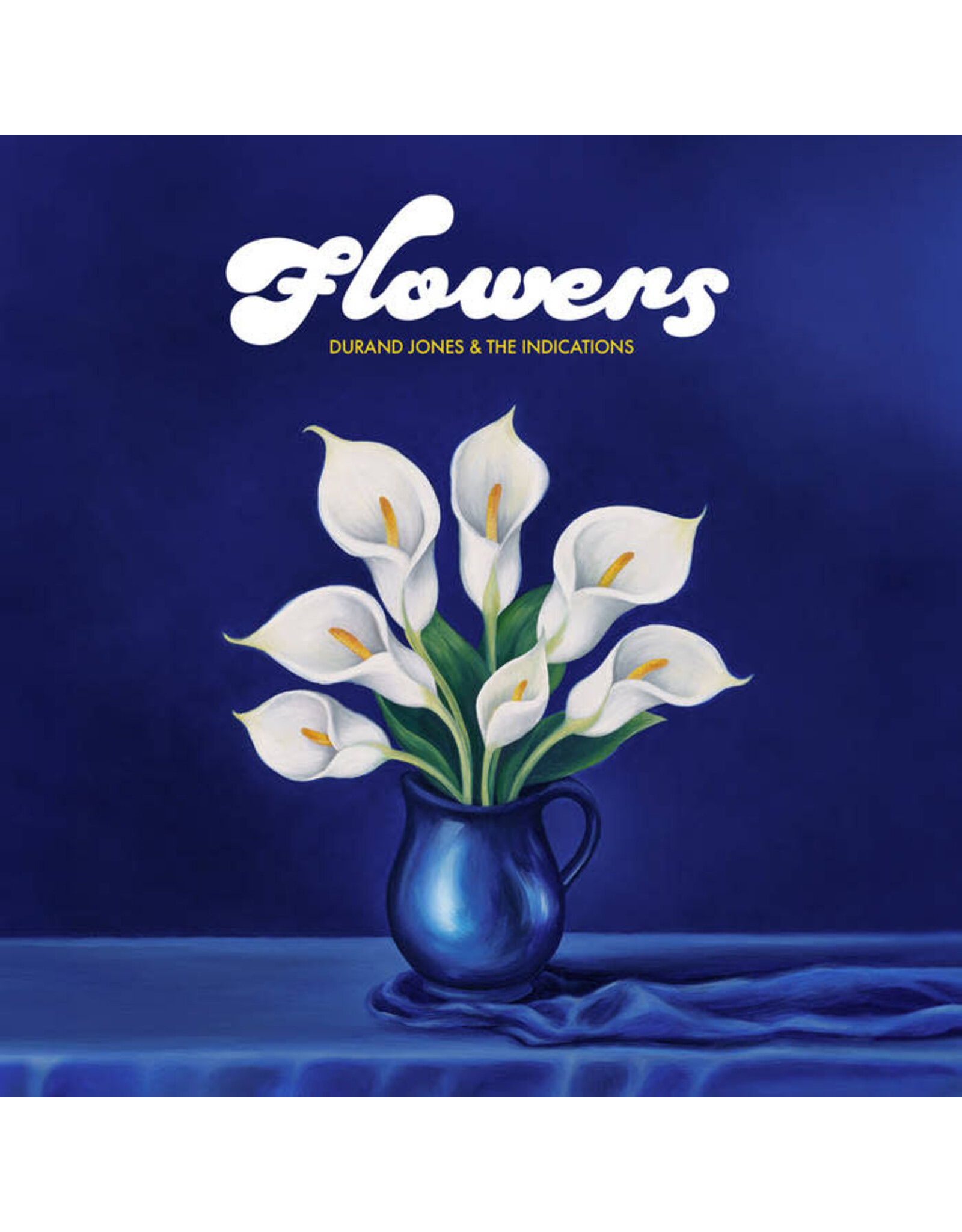 Dead Oceans Jones, Durand & The Indications: Flowers (blue iceberg splash coloured vinyl) LP