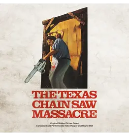 Waxwork Hooper, Tobe and Wayne Bell: The Texas Chainsaw Massacre OST (1974) (Red & Black Hand Pour) LP