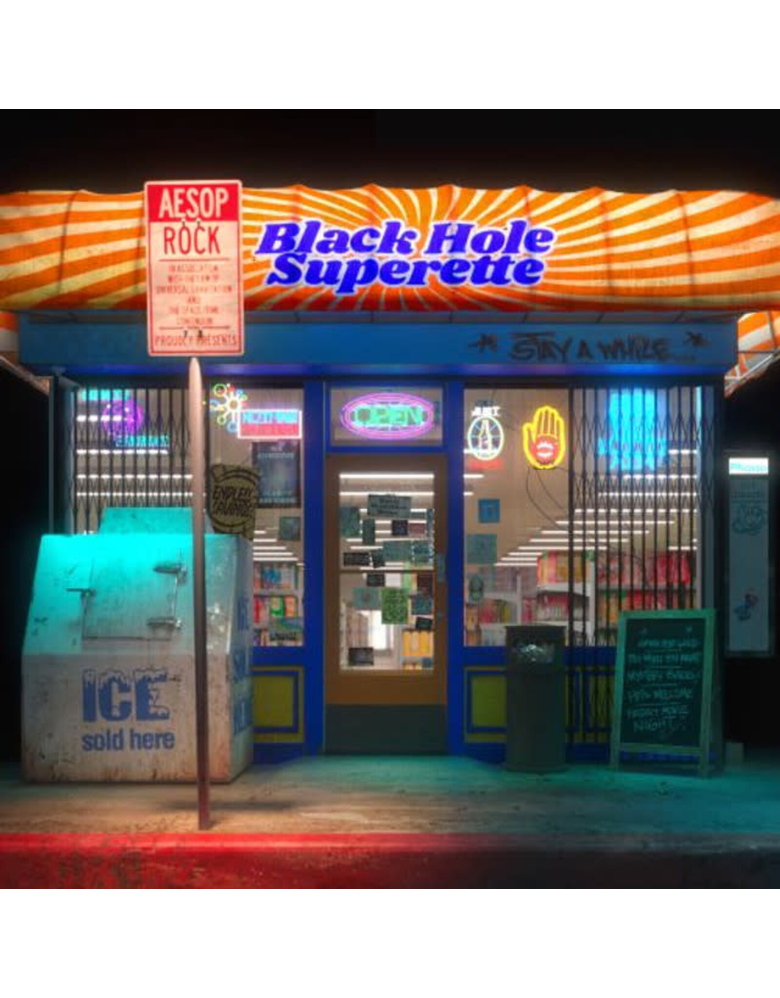 Rhymesayers Aesop Rock: Black Hole Superette (black ice coloured) LP