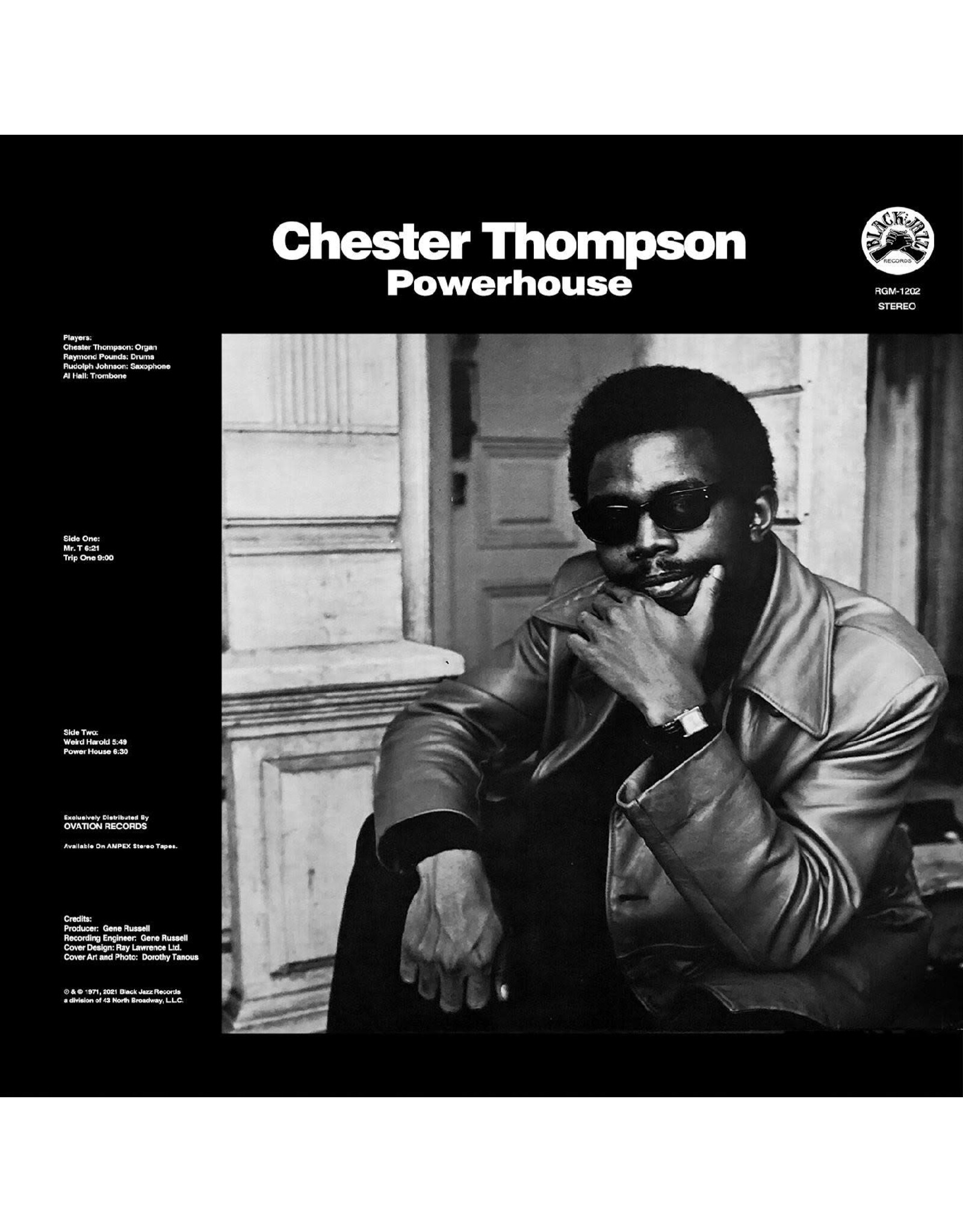 Real Gone Thompson, Chester: Powerhouse (BLUE WITH BLACK SWIRL VINYL) LP