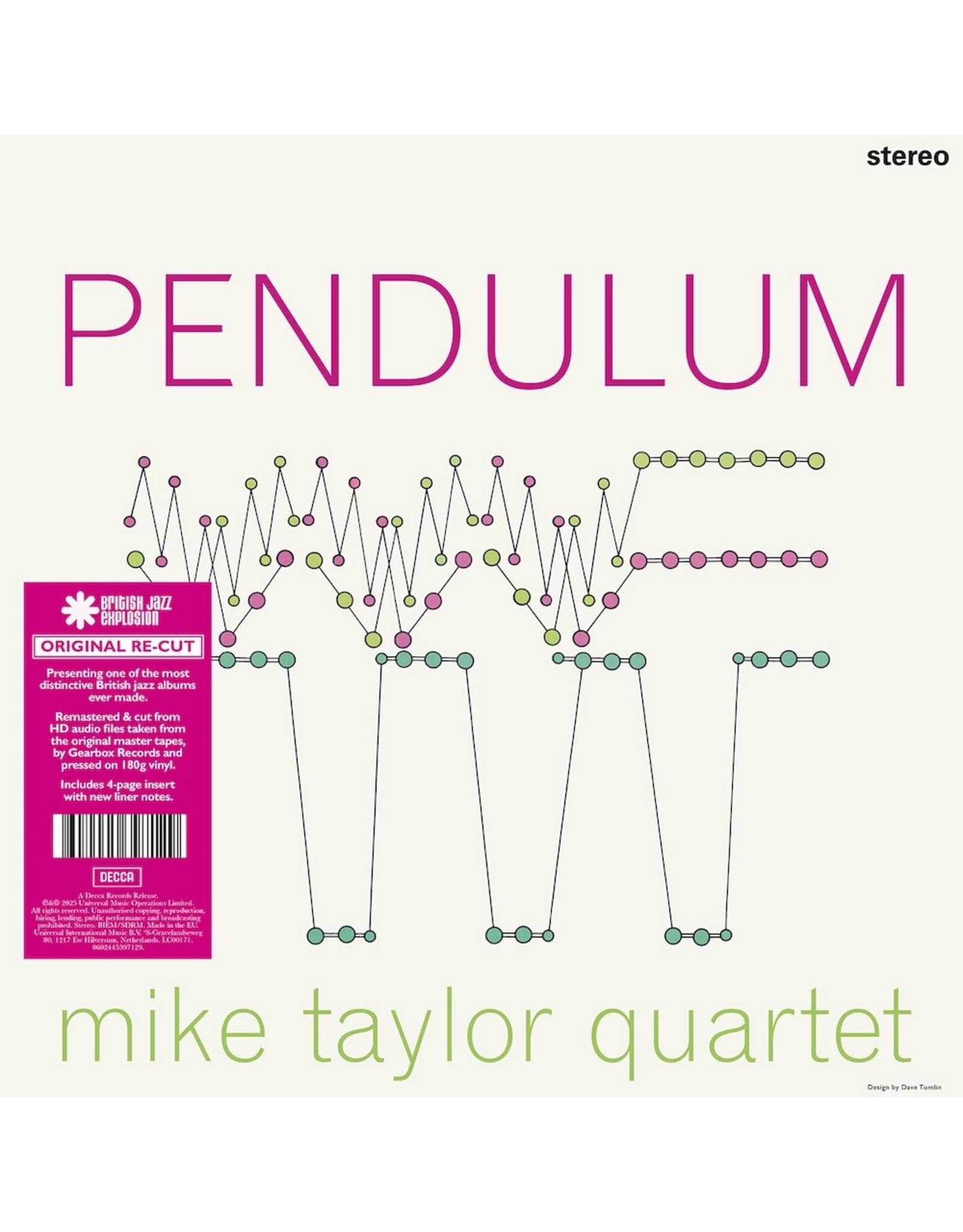 Decca Taylor, Mike Quartet: Pendulum LP