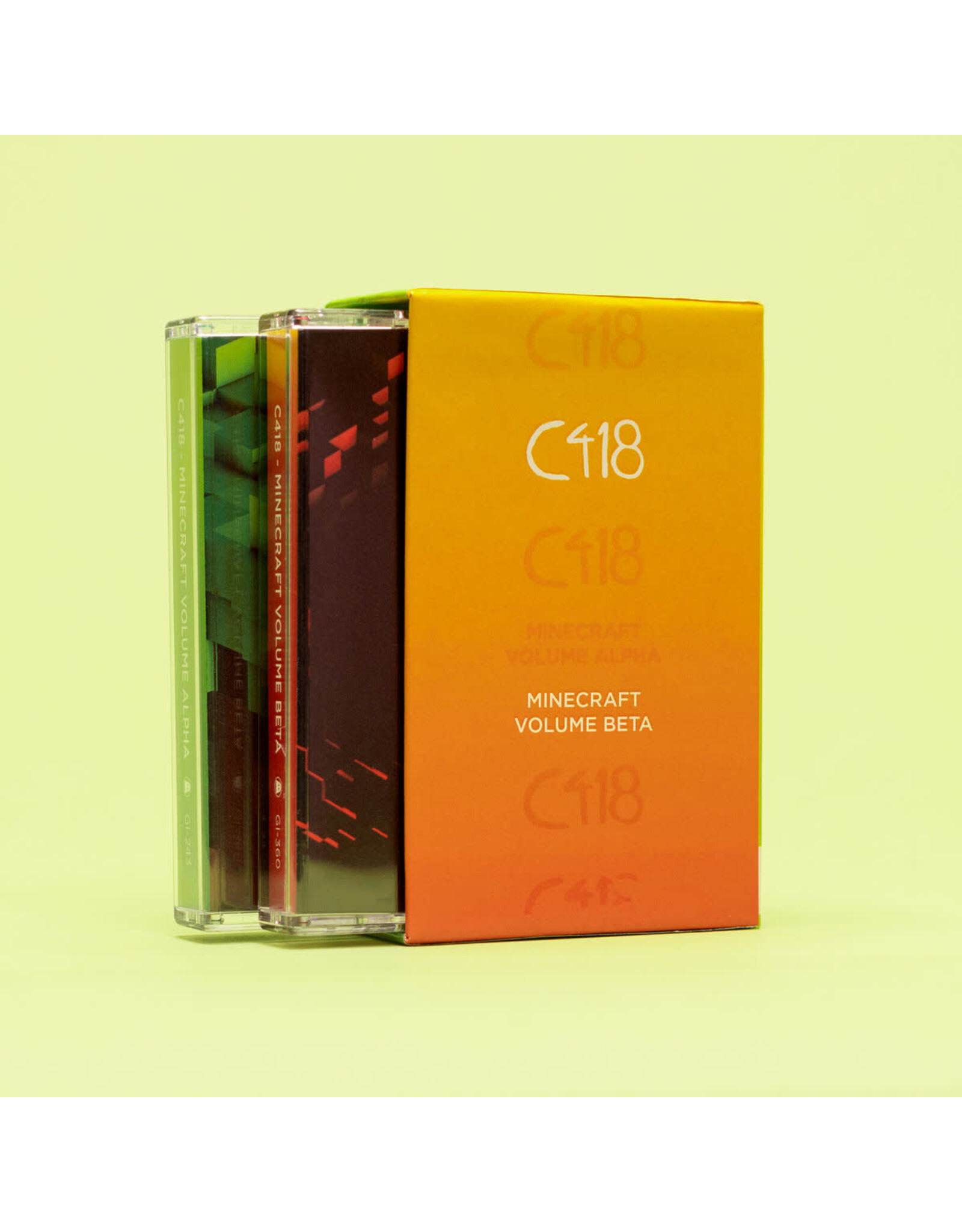Ghostly C418: Minecraft: Alpha + Beta (double cassette) (coloured shell) CS