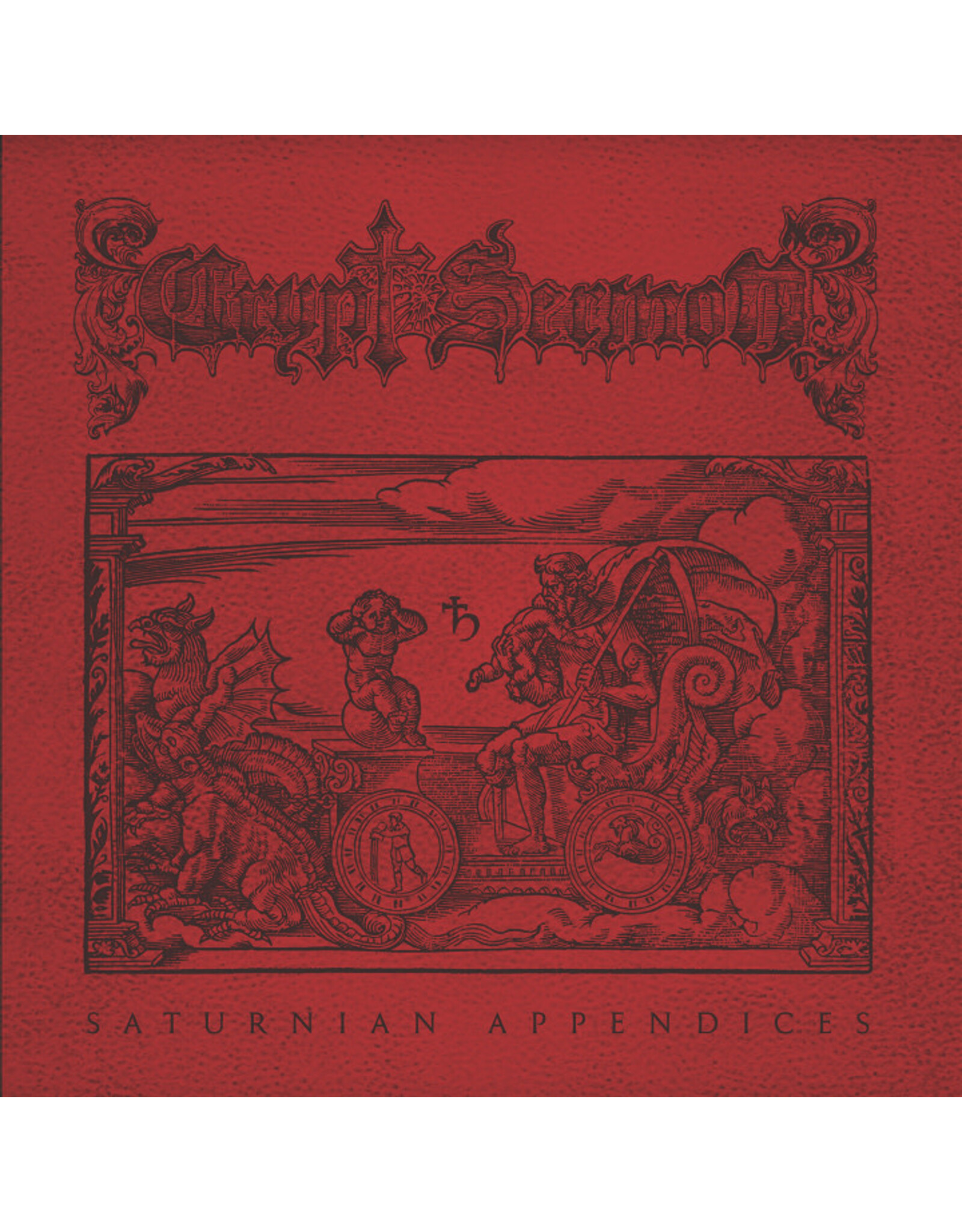 Dark Descent Crypt Sermon: Saturnian Appendices (color)  LP