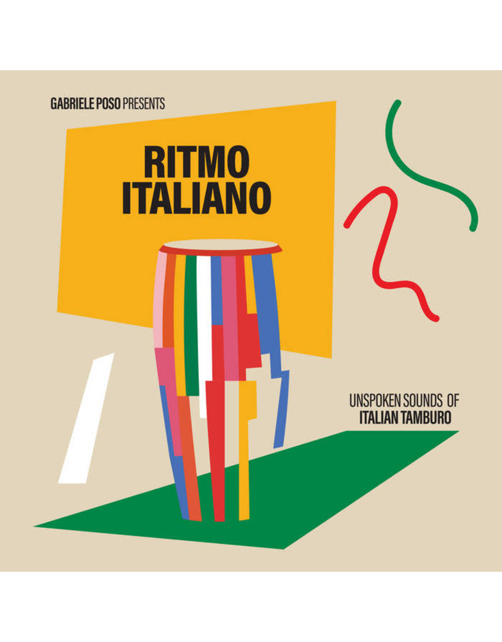 Mr. Bongo Various: Ritmo Italiano: Unspoken Sounds Of Italian Tamburo (red vinyl) LP