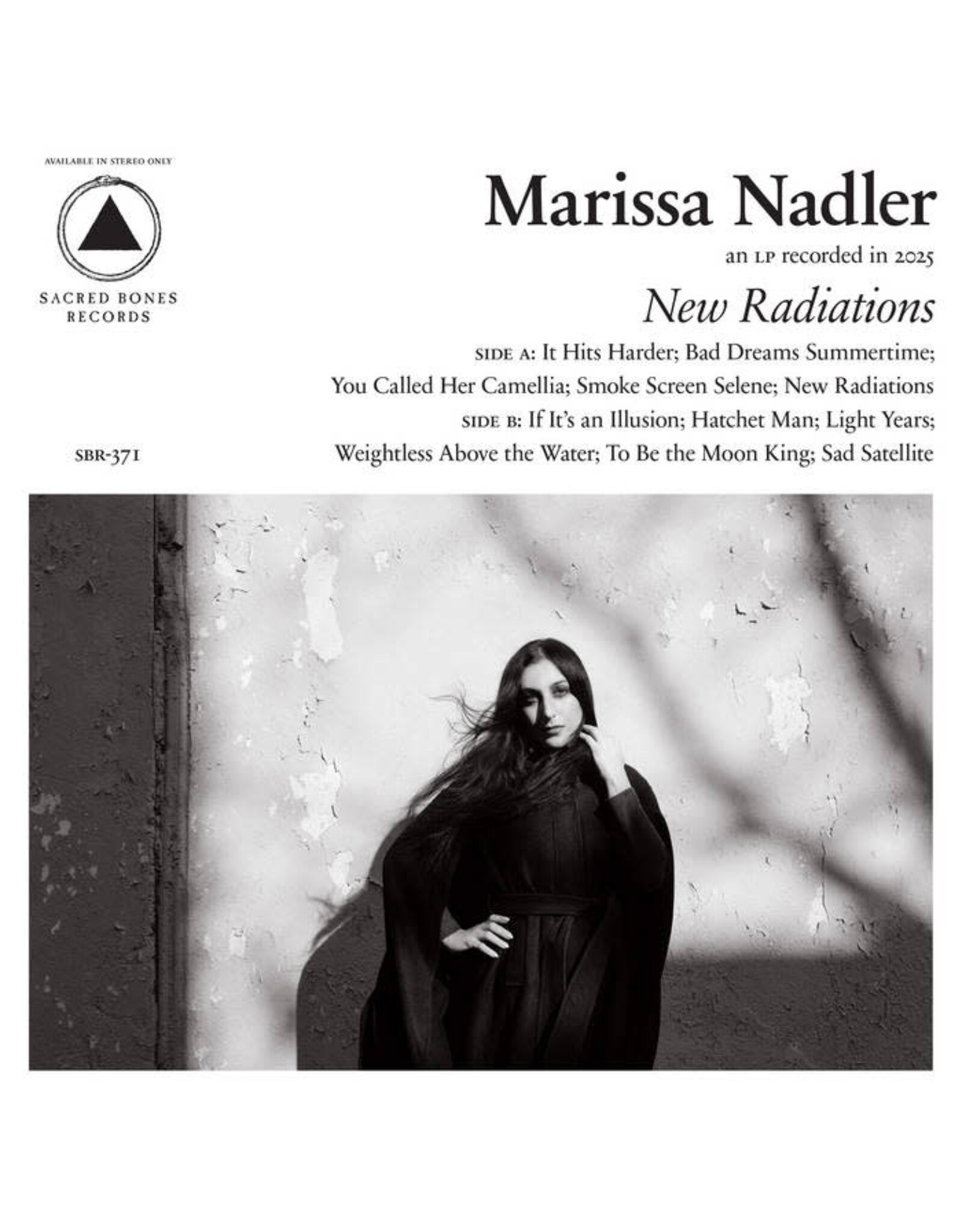 Sacred Bones Nadler, Marissa: New Radiations (white vinyl) LP