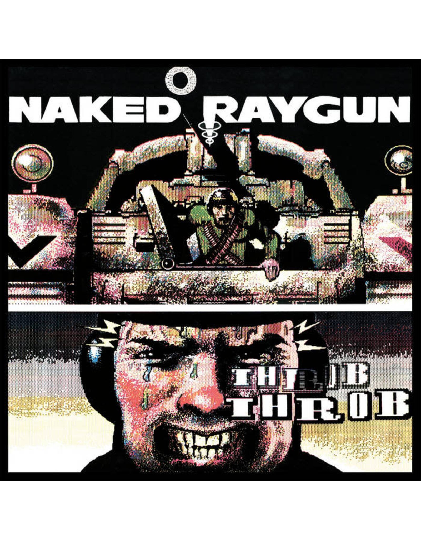 Quarterstick Naked Raygun: Throb Throb (green swirl coloured vinyl) LP
