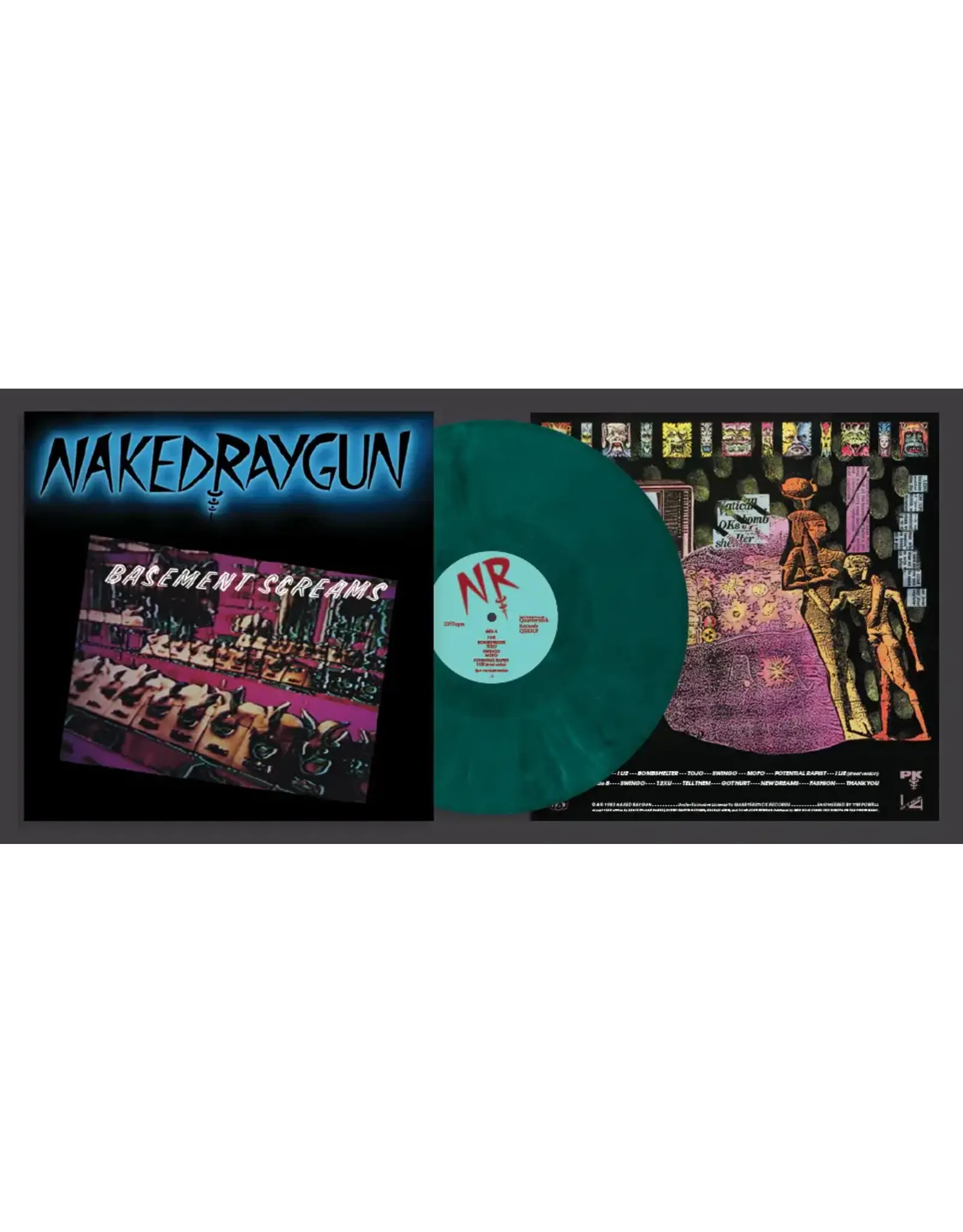 Quarterstick Naked Raygun: Basement Screams (dark teal vinyl) LP