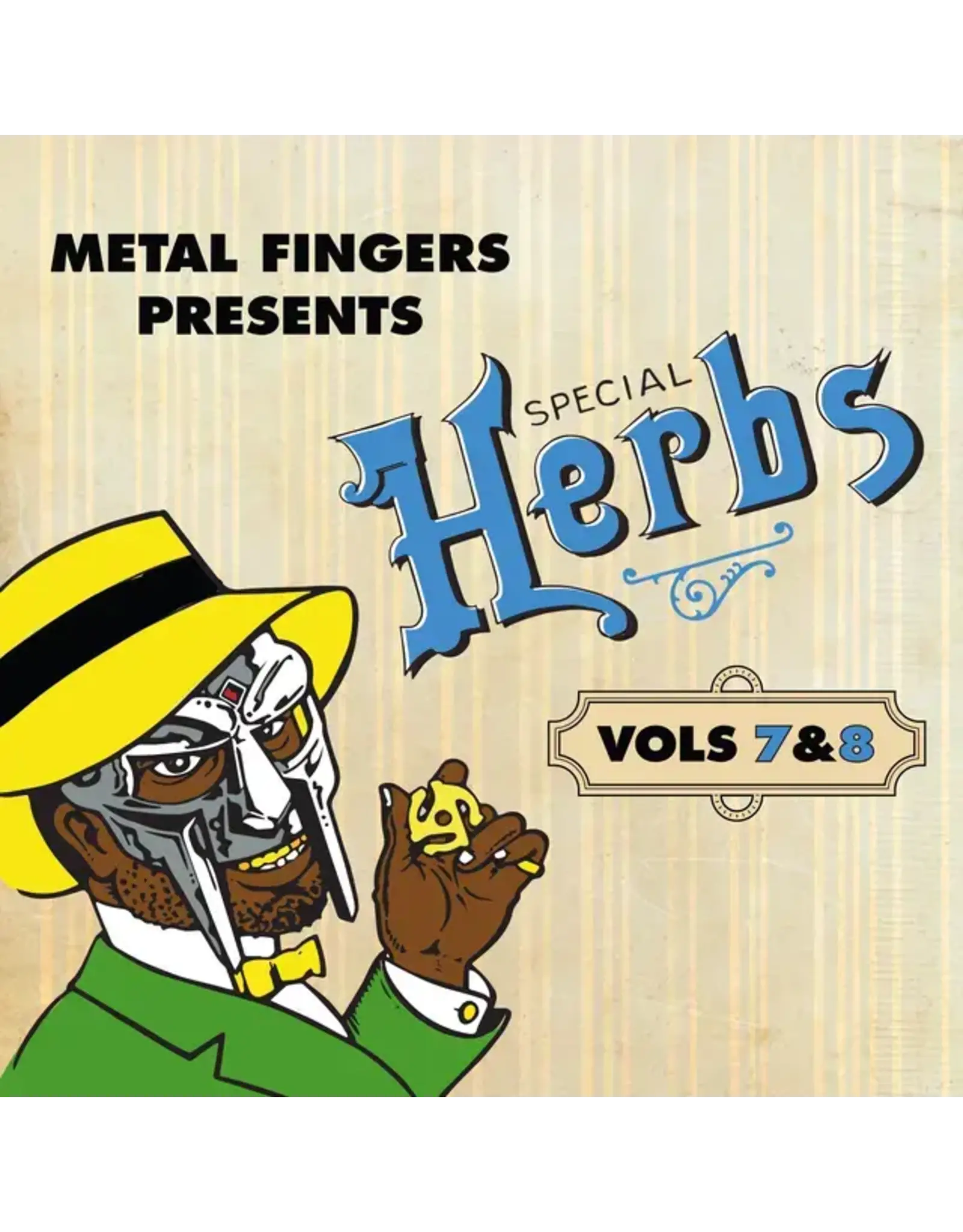 Rhymesayers MF Doom: Metal Fingers Presents: Special Herbs Vol. 7 & 8 (sky blue vinyl) LP