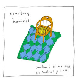 Mom + Pop Barnett, Courtney: Sometimes I Sit and Think, and Sometimes I Just Sit (INDIE EXCLUSIVE, CLEAR W/ RED & YELLOW SPLATTER VINYL) LP