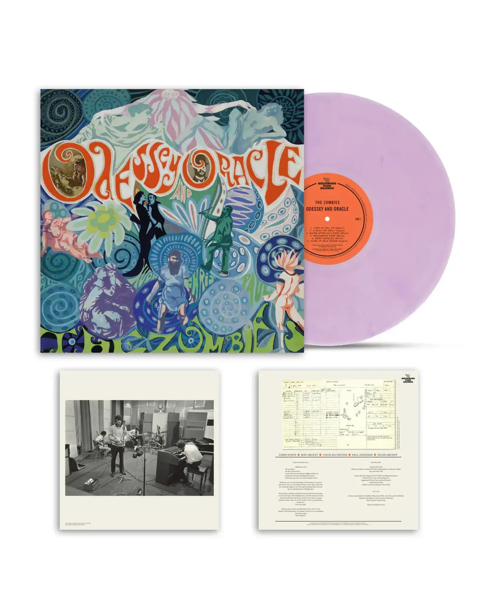 Warner Zombies: Odessey And Oracle (Mono Remastered) [Indie Ex] [Orchid Viny] LP