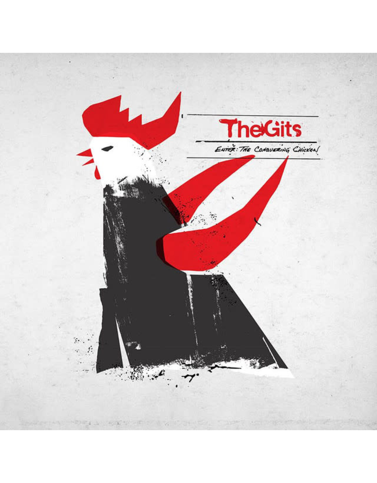 Sub Pop Gits: Enter: The Conquering Chicken (LOSER edition-clear with black & red) LP