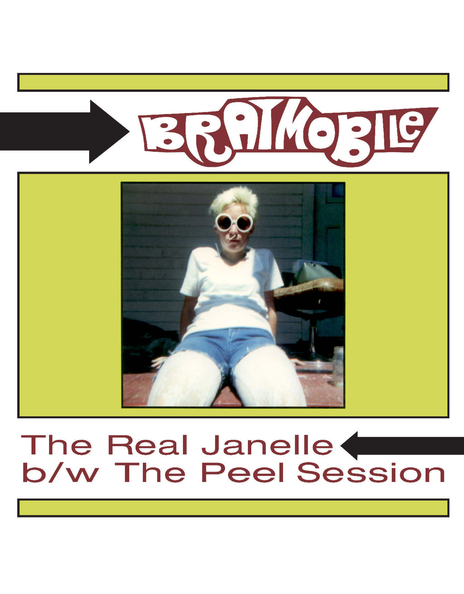 Kill Rock Stars Bratmobile: 2025BF - The Real Janelle & The Peel Session (MAROON VINYL) LP