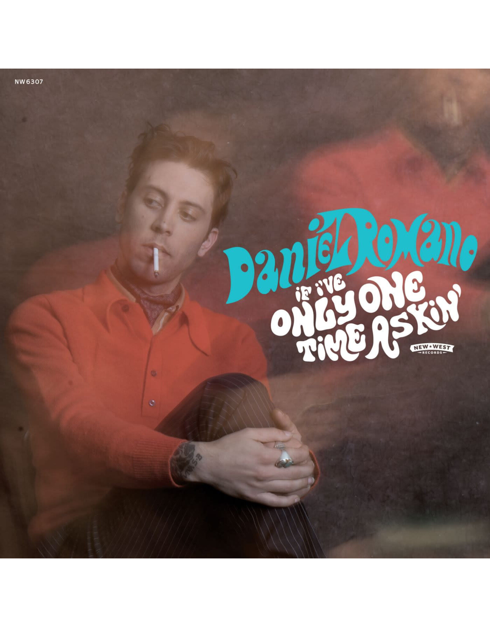 New West Romano, Daniel: If I've Only One Time Askin' (OPAQUE TURQUOISE VINYL) LP