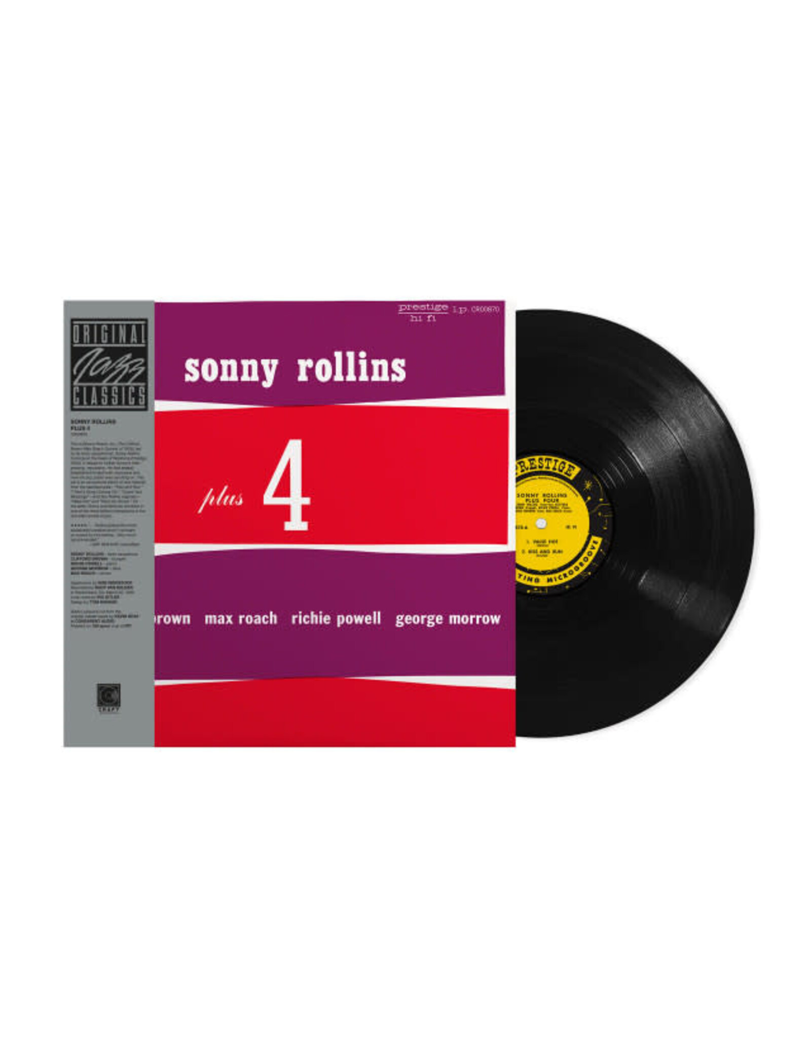 Craft Rollins, Sonny: Plus 4 (Original Jazz Classics) LP