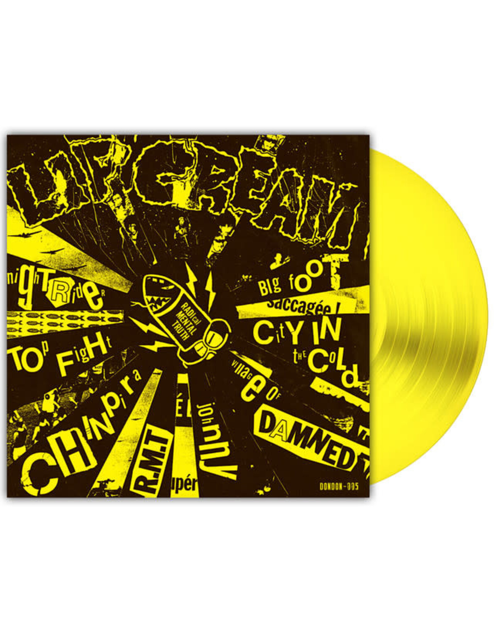 Relapse Lip Cream: Big Foot Cassette (yellow vinyl) LP