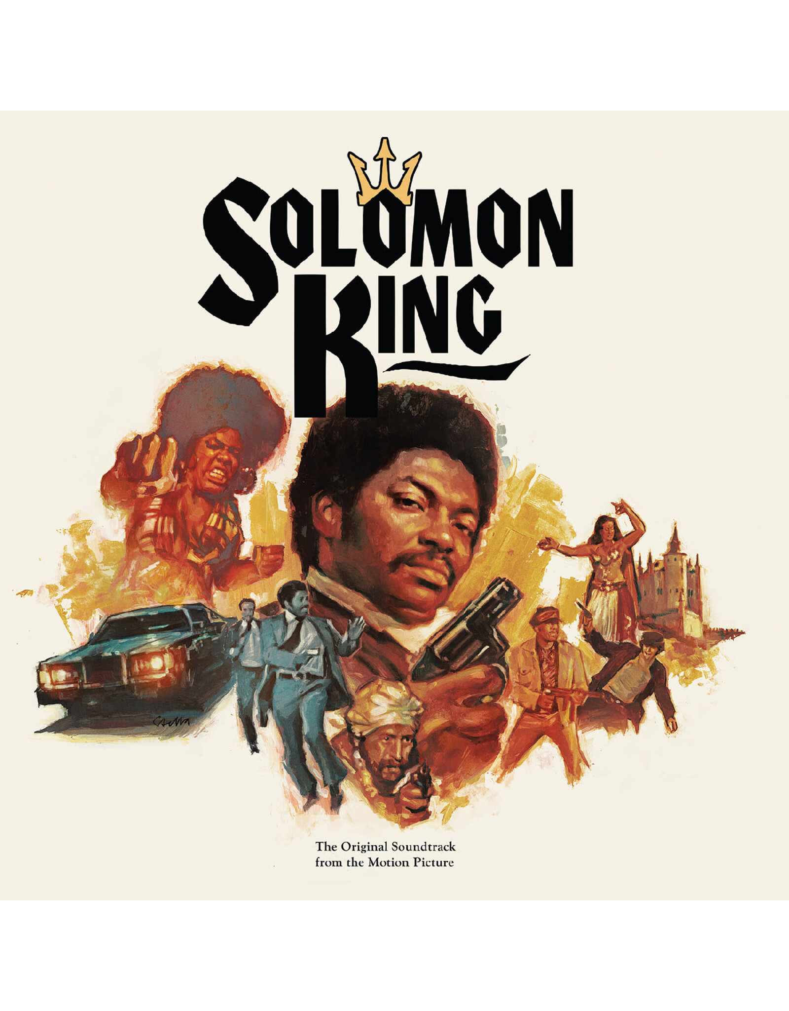 Real Gone Various: Solomon King--The Original Soundtrack from the Motion Picture (EXPANDED) (TIGER SWIRL VINYL) LP