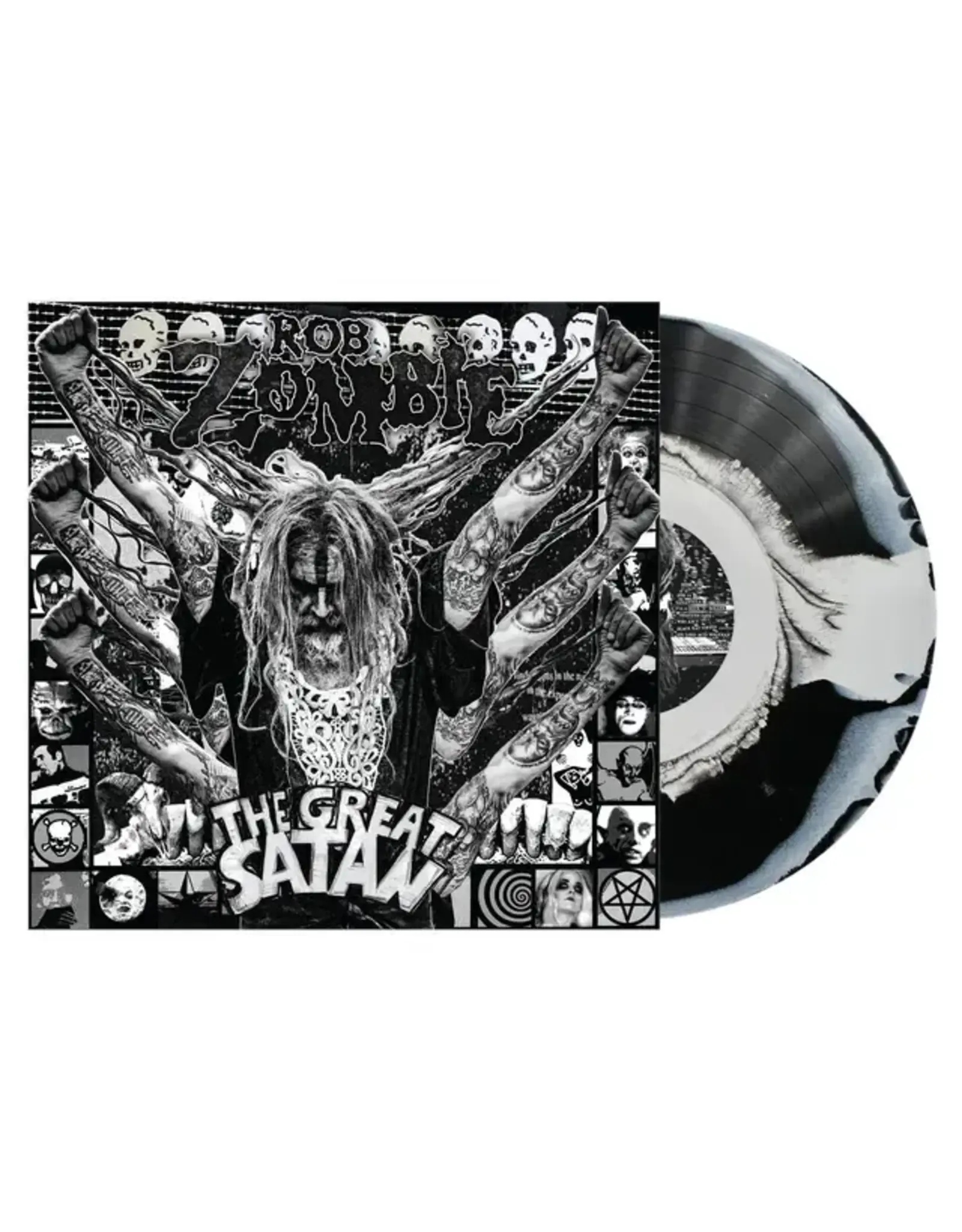 Nuclear Blast Zombie, Rob: The Great Satan (Indie Exclusive) [Black White] LP