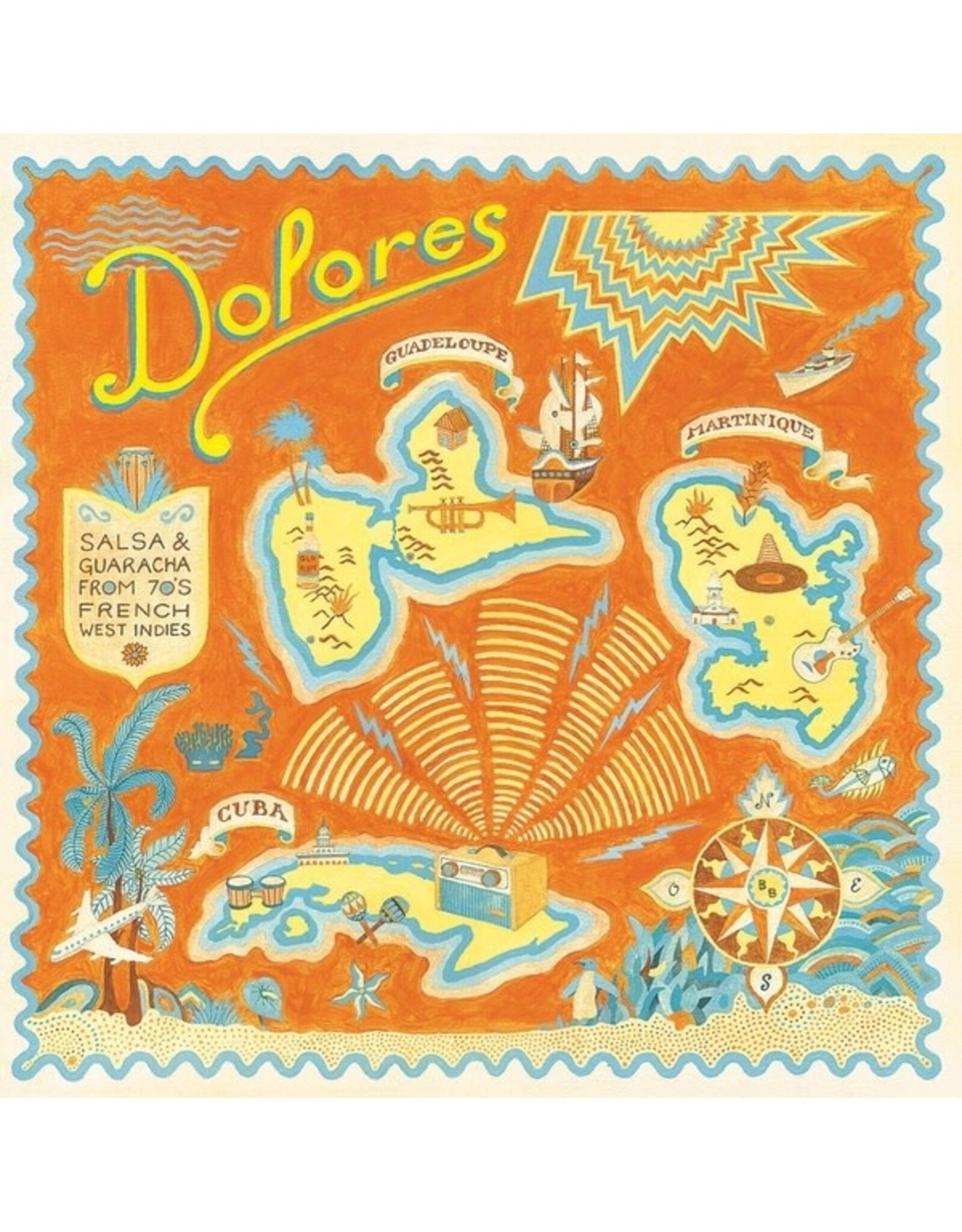 Born Bad Various: Dolores - Salsa & Guaracha from 70's French West Indies LP
