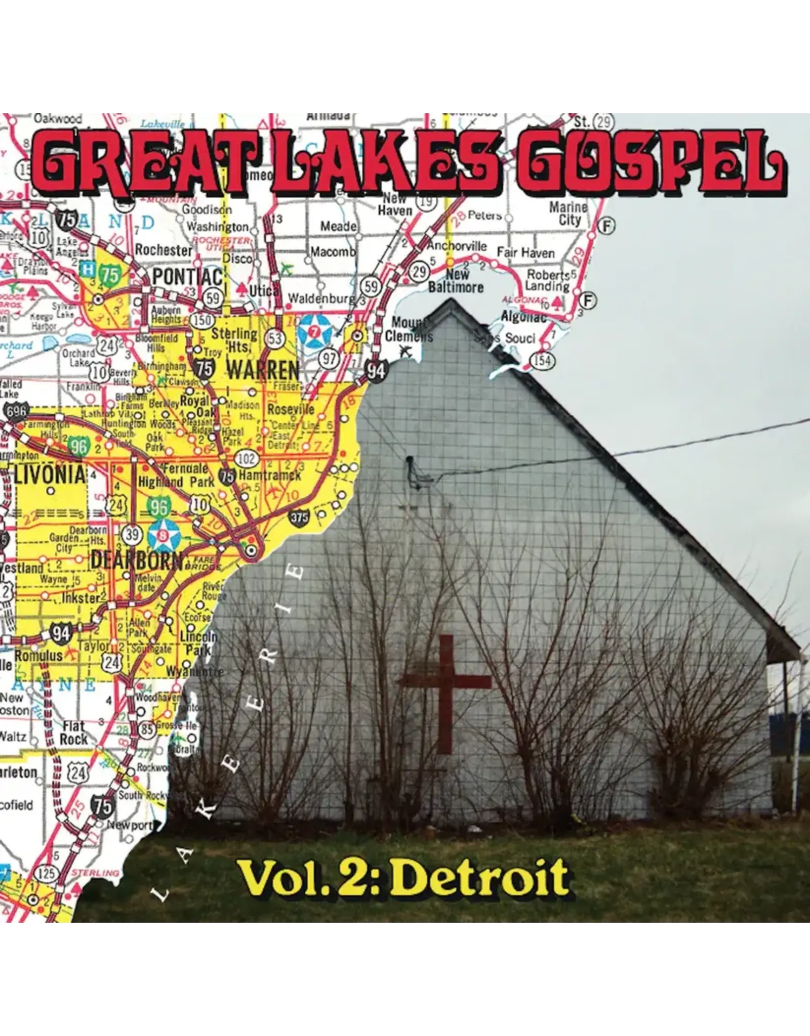 Numero Various: Great Lakes Gospel: Detroit (fire coloured vinyl) LP