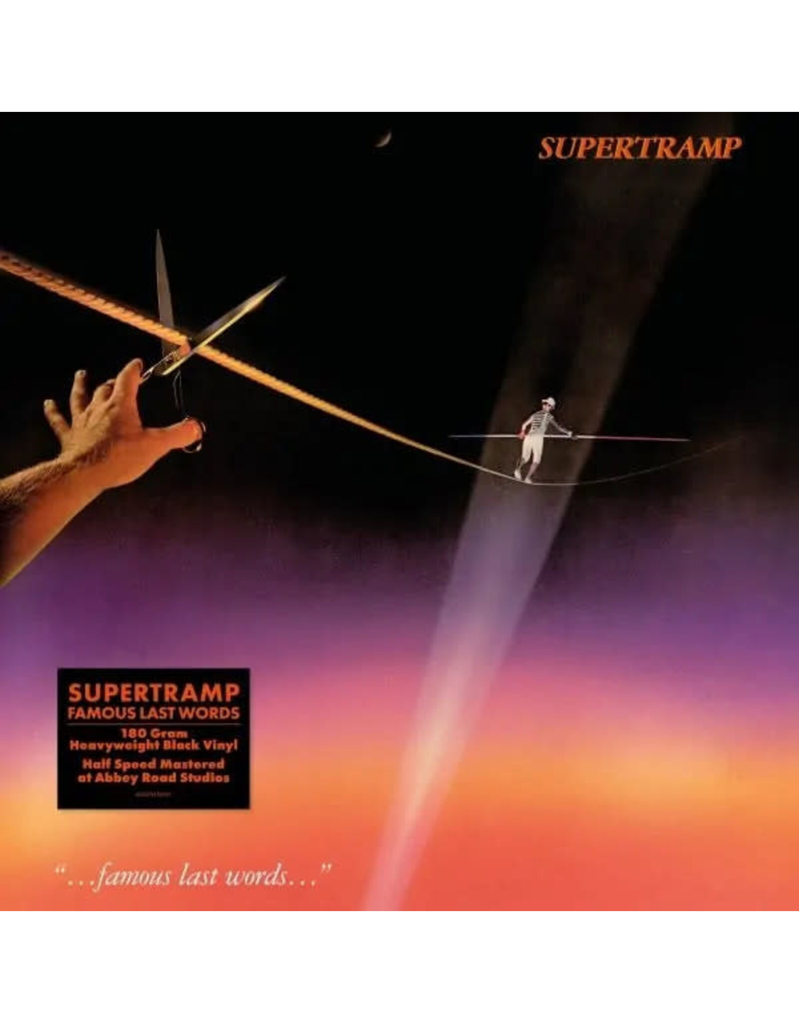 A&M Supertramp: Famous Last Words (Half Speed Master) LP