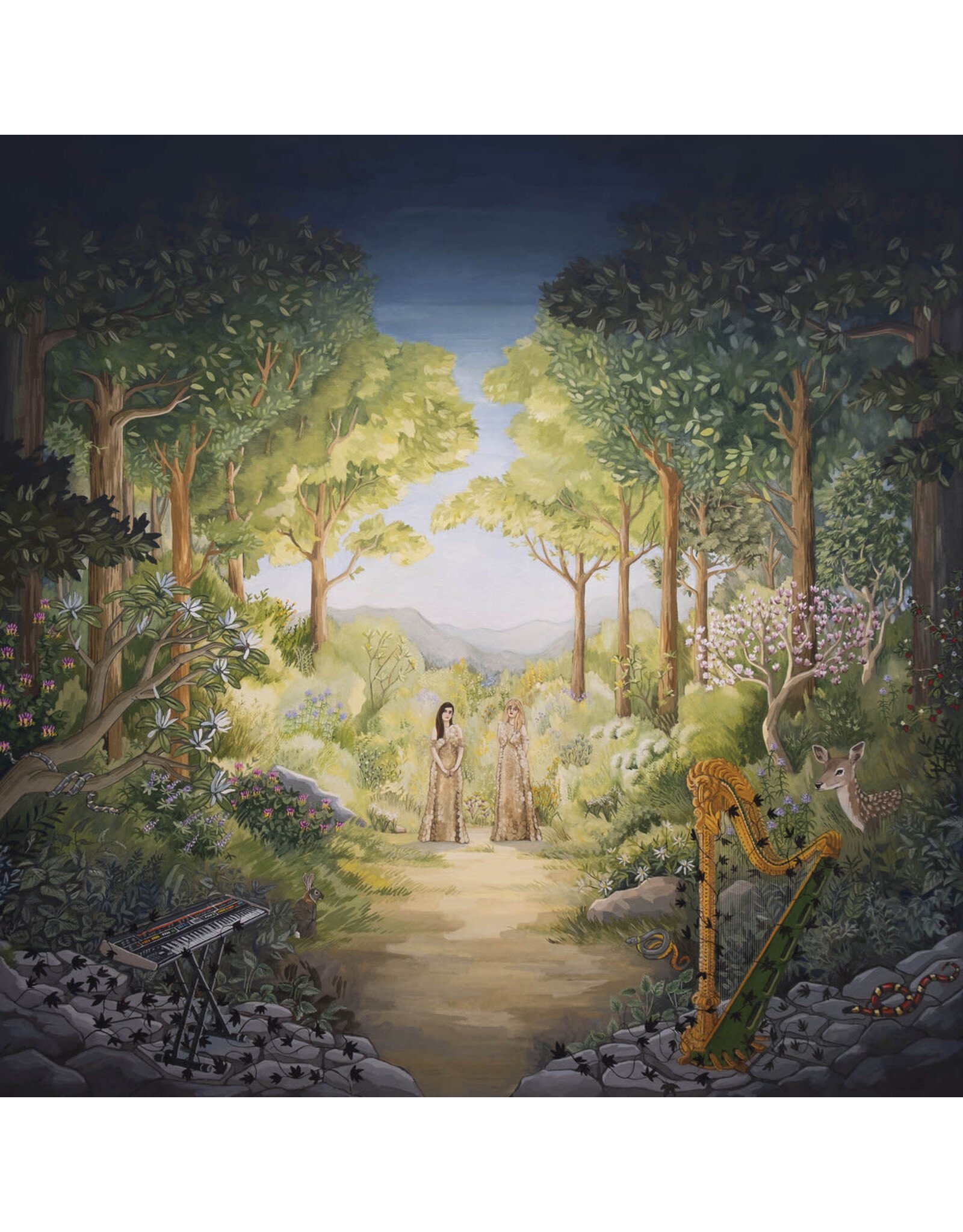 infine Barwick, Julianna & Mary Lattimore: Tragic Magic (forest green vinyl) LP