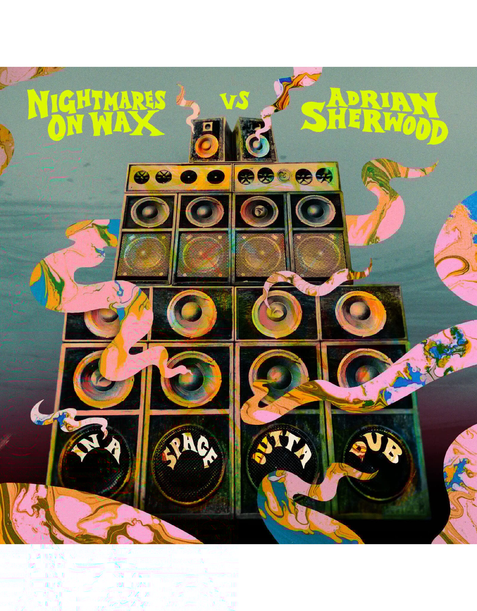 Warp Nightmares on Wax vs Adrian Sherwood: In A Space Outta Dub (LIGHT ROSÉ VINYL) LP