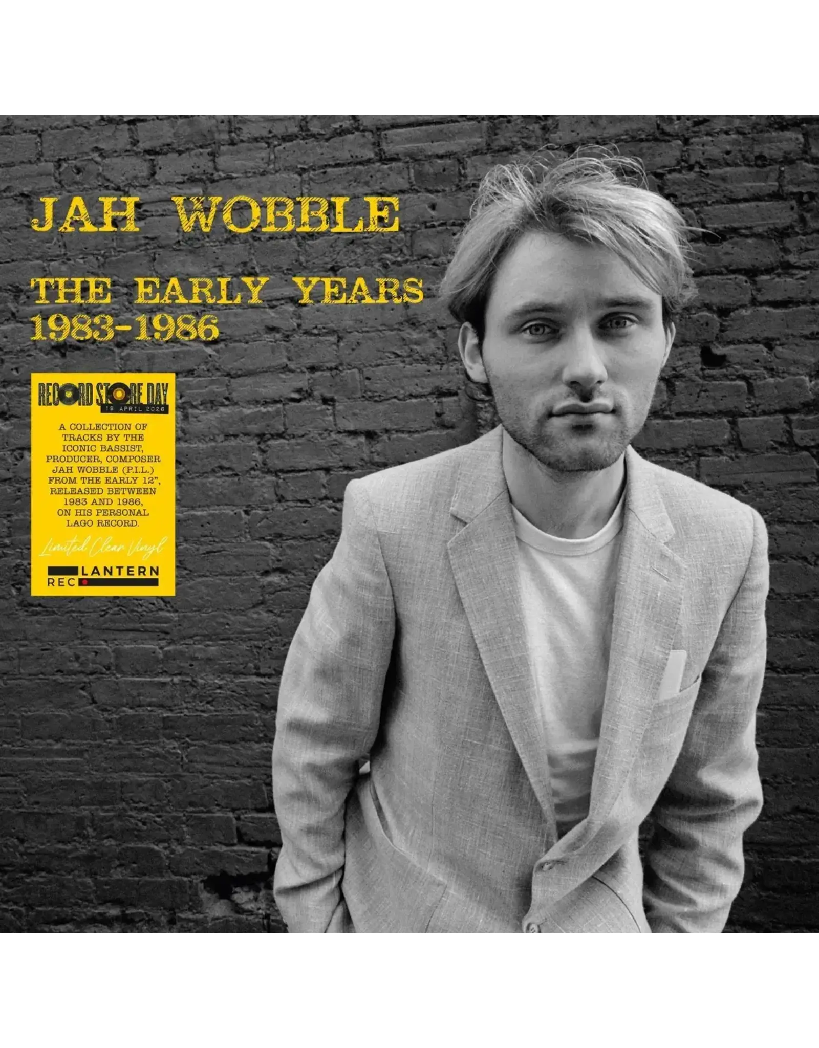 Wobble, Jah: 2026RSD - Early Years 1983-1986 (clear vinyl) LP