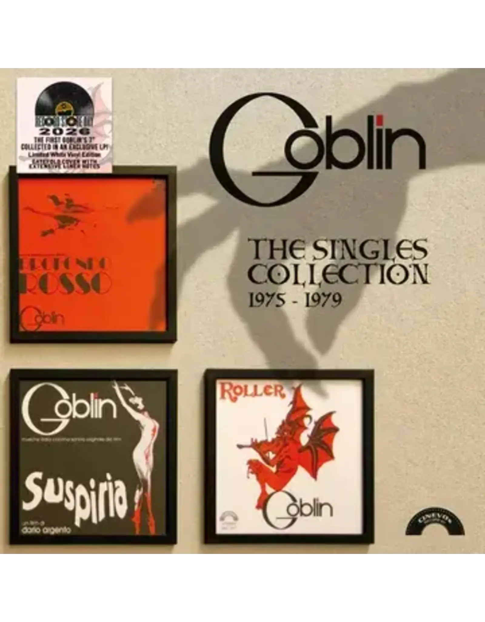 Goblin: 2026RSD - the Singles Collection 1975-79 (colour) LP