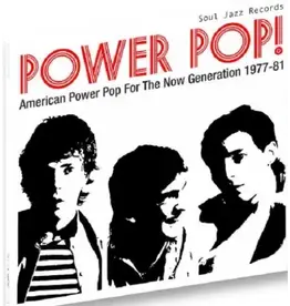 Various: 2026RSD - POWER POP! American Power Pop For The Now Generation 1977-81 (TRANSPARENT RED VINYL) LP