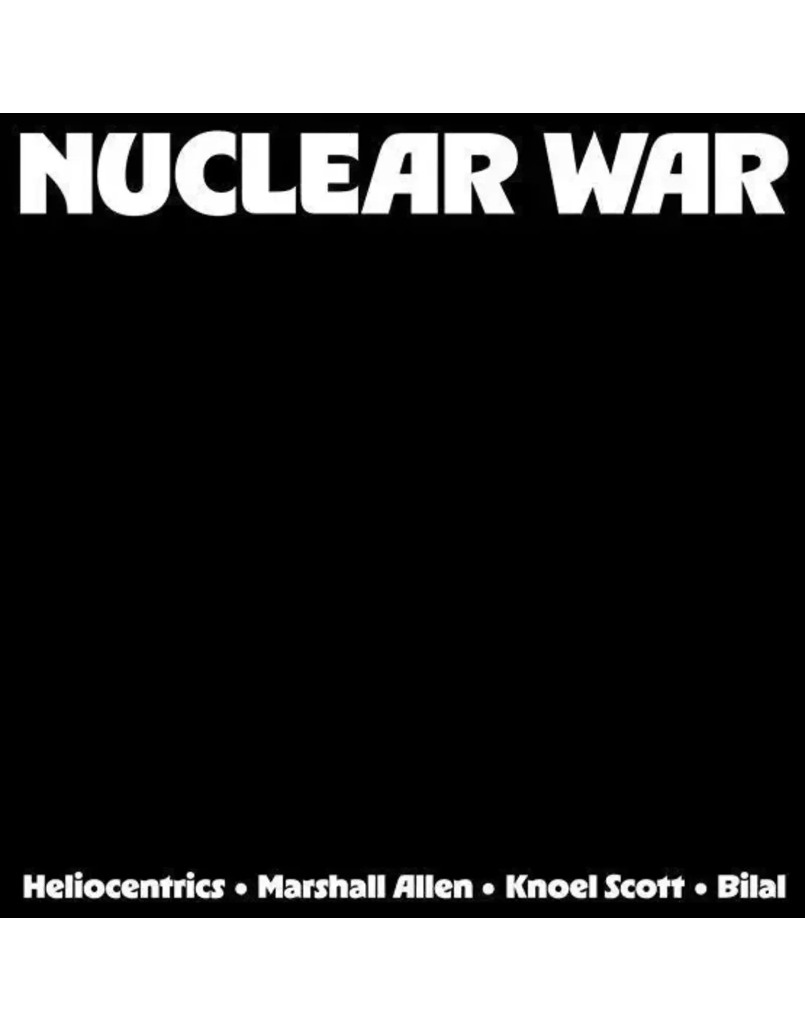 Heliocentrics, The, Marshall Allen and Knoel Scott Ft. Bilal: 2026RSD - Nuclear War (INDIE EXCLUSIVE, YELLOW & ORANGE VINYL) LP