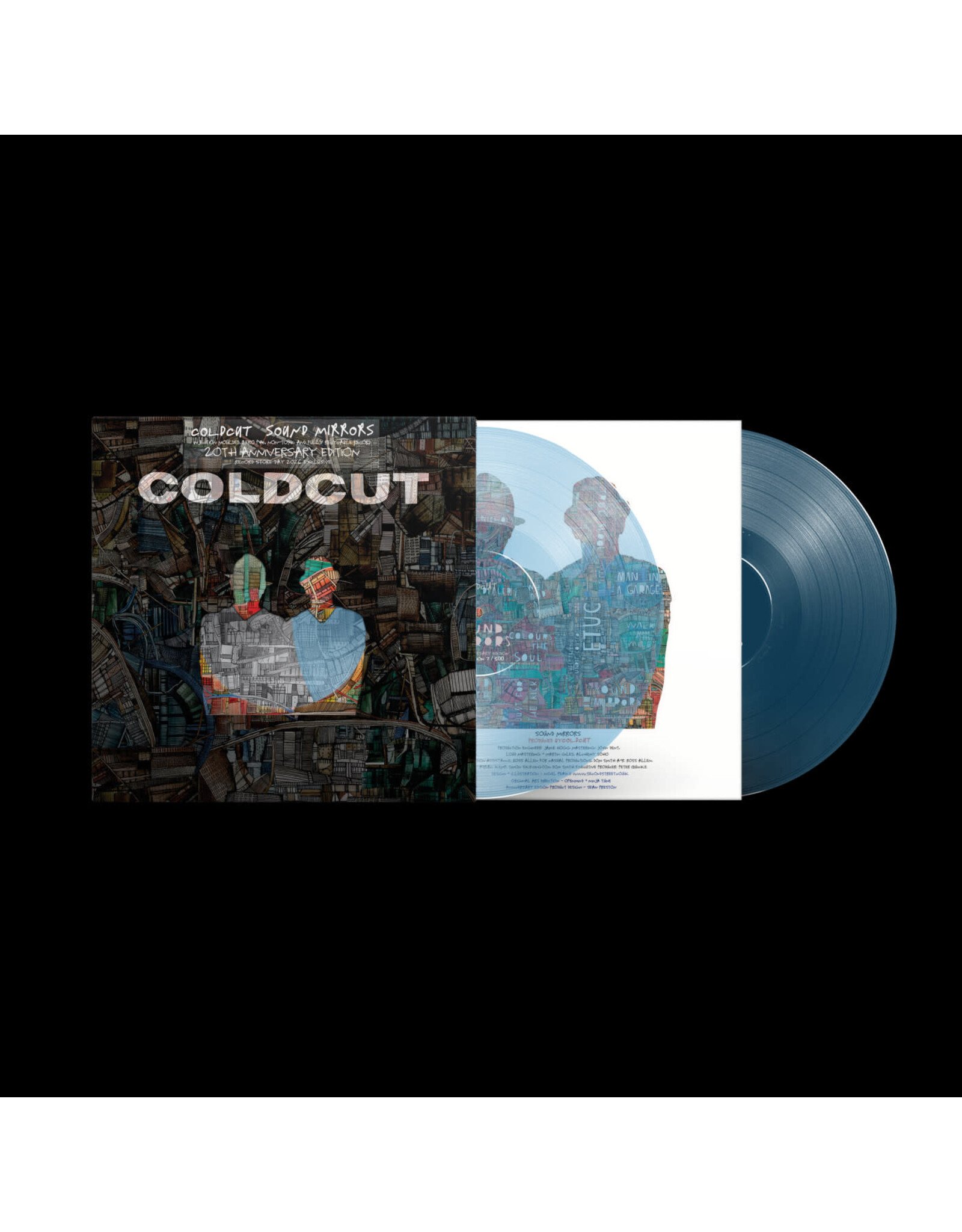 Ninja Tune Coldcut: Sound Mirrors (20th Anniversary) (BLUE, GREEN, ORANGE, RED MARBLE VINYL) LP