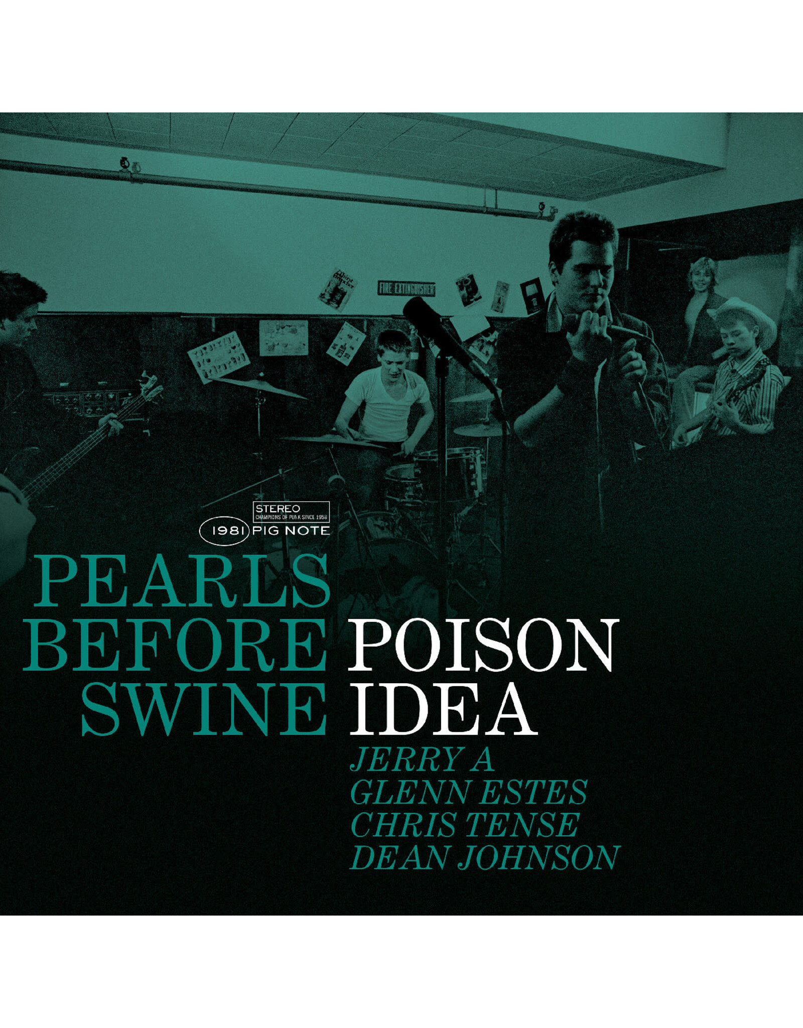 Poison Idea: Pearls Before Swine: The Early Years Volume 2 (GREEN VINYL) LP