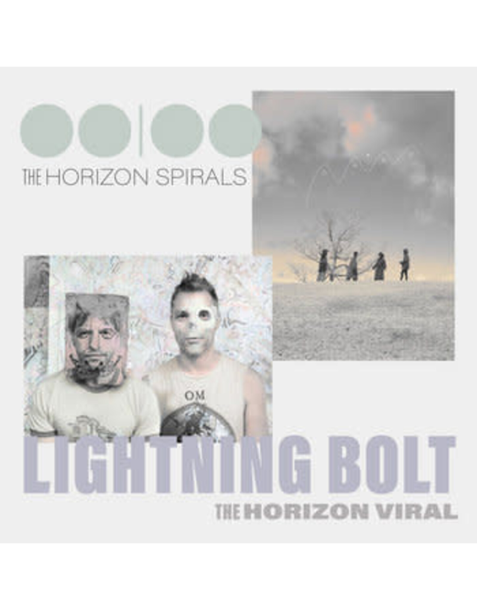 Thrill Jockey OOIOO / Lightning Bolt: The Horizon Spirals / The Horizon Viral (silver vinyl) LP