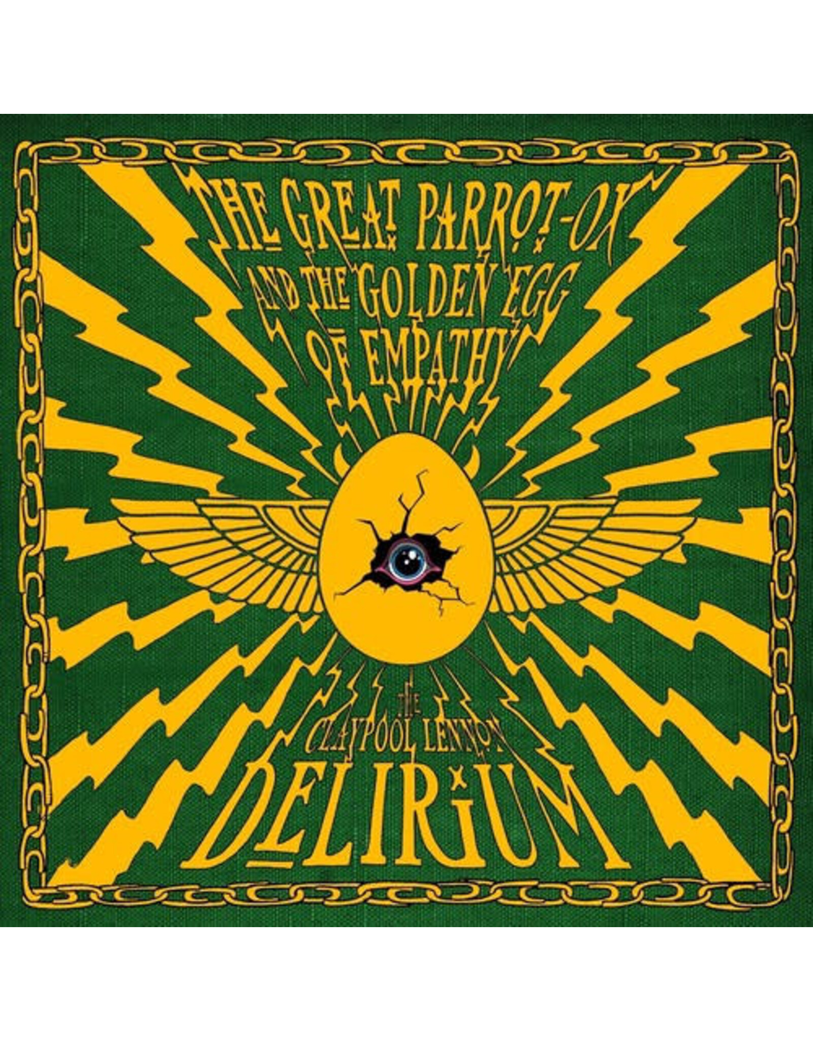 ATO Claypool Lennon Delirium: The Great Parrot-Ox and the Golden Egg of Empathy (indie exclusive cloudy gold and green w/book) LP