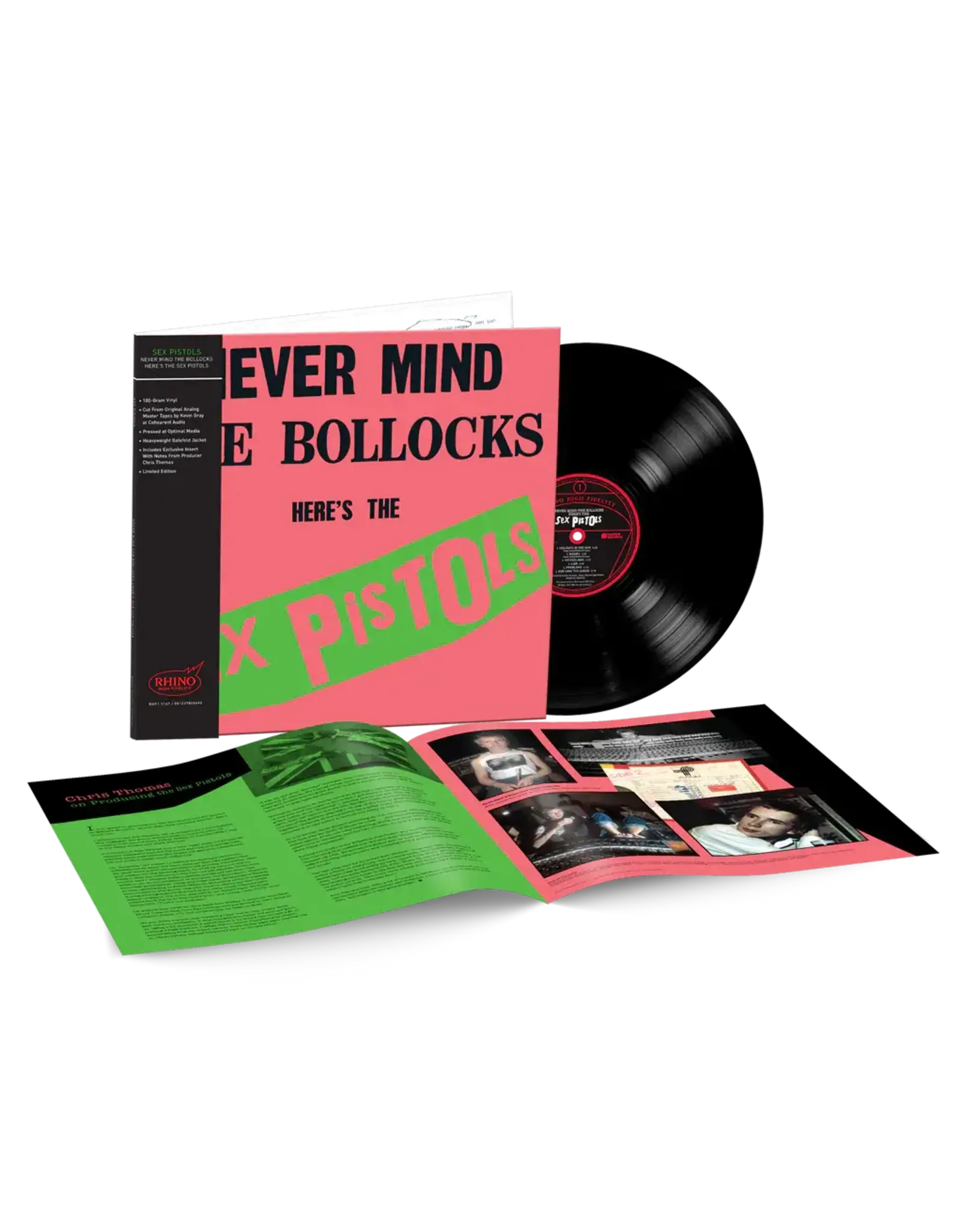Rhino Sex Pistols: Never Mind the Bollocks Here's the Sex Pistols (Rhino HiFi) LP
