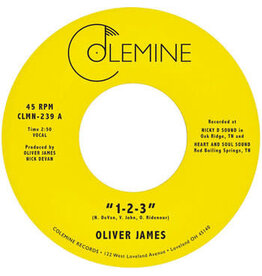 Colemine James, Oliver: 1-2-3/Nothing Is Forever (dark blue vinyl) 7"