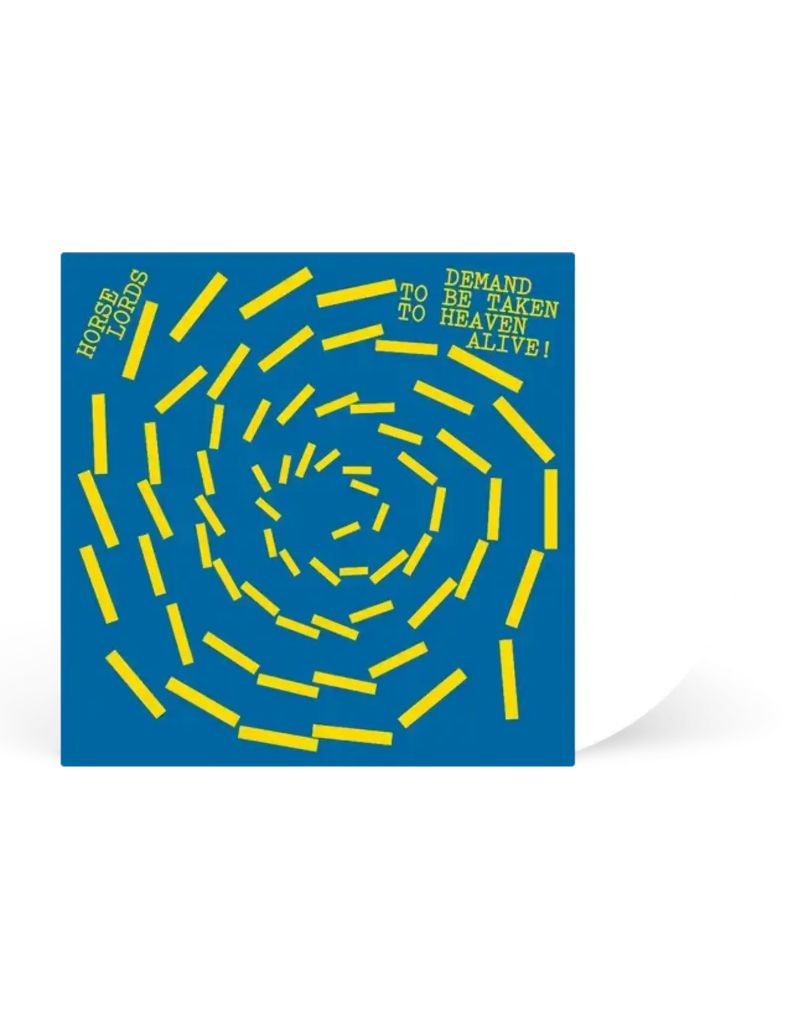 RVNG Intl. Horse Lords: Demand To Be Taken To Heaven Alive! (white vinyl) LP