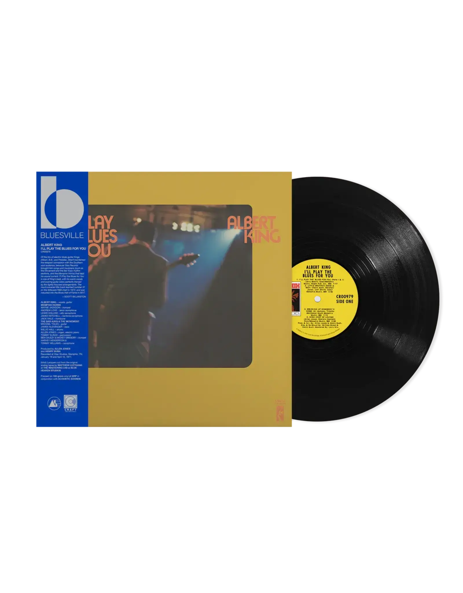Craft King, Albert: I'll Play the Blues for You (Bluesville) LP