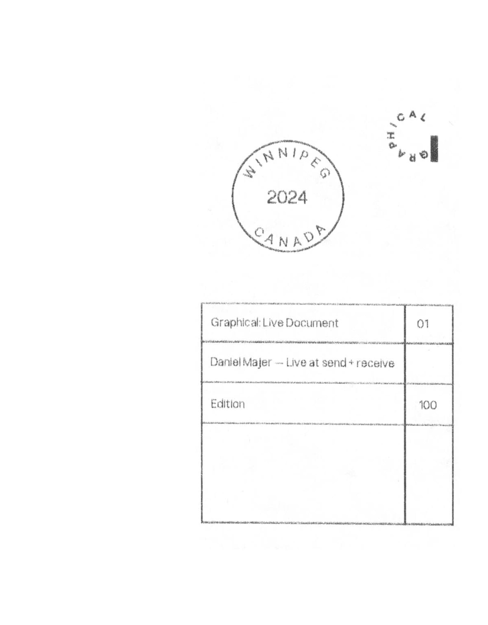 Graphical Majer, Daniel: Graphical: Live Document 01 CS