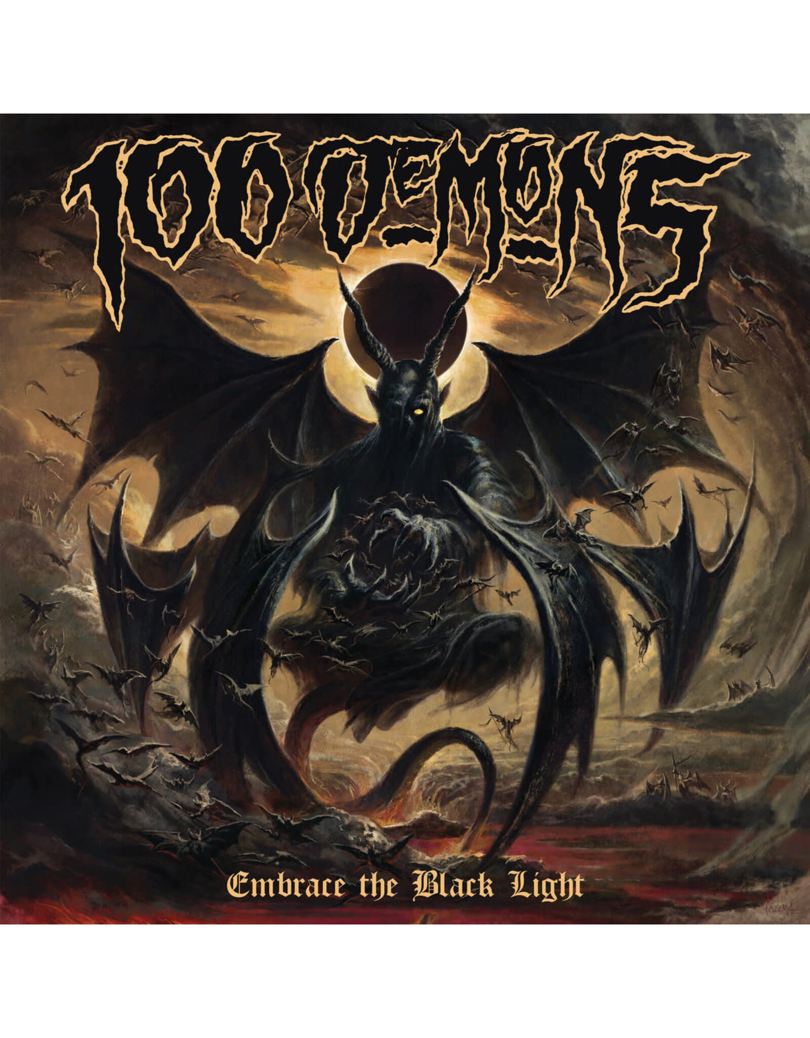Closed Casket 100 Demons: Embrace the Black Light LP