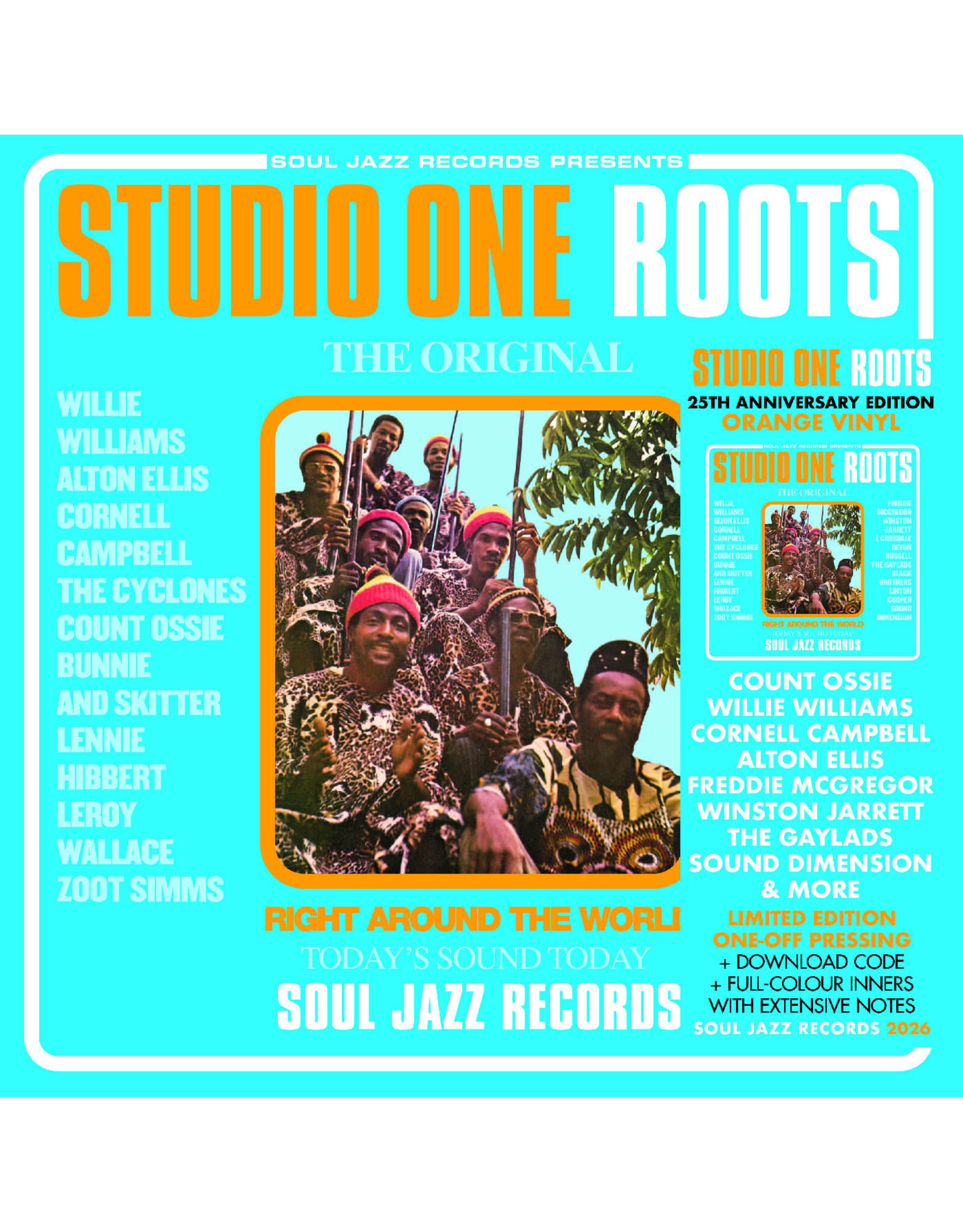 Soul Jazz Various: Studio One Roots (ORANGE VINYL) LP