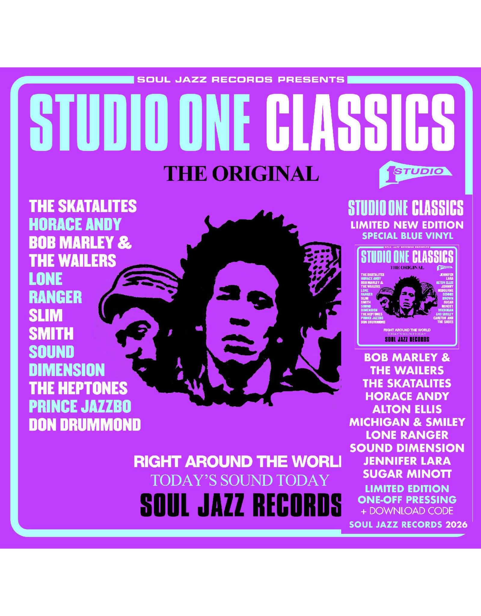 Soul Jazz Various: Studio One Classics (BLUE VINYL) LP