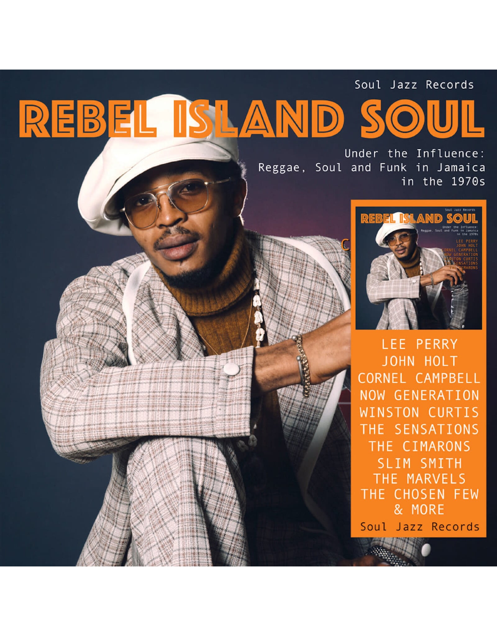 Soul Jazz Various: Rebel Island Soul – Under The Influence: Reggae, Funk & Soul In Jamaica in the 1970s LP