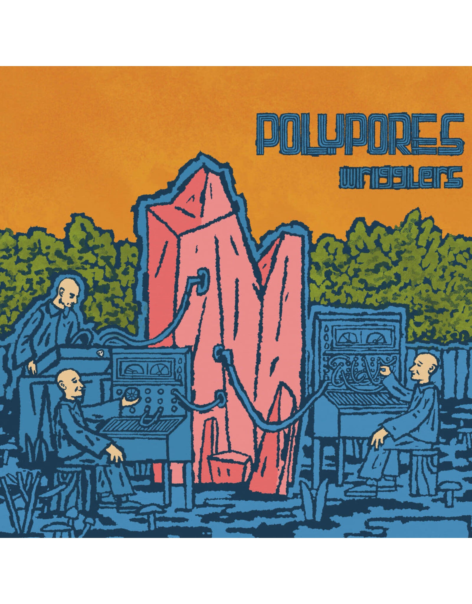 Cracked Ankles Polypores: Wrigglers (royal blue vinyl) LP
